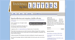 Desktop Screenshot of baseballbytheletters.com